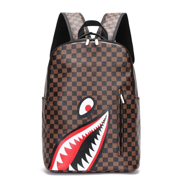 Shark Backpack flicka pojke Stor kapacitet dator skolväska style6 Backpack