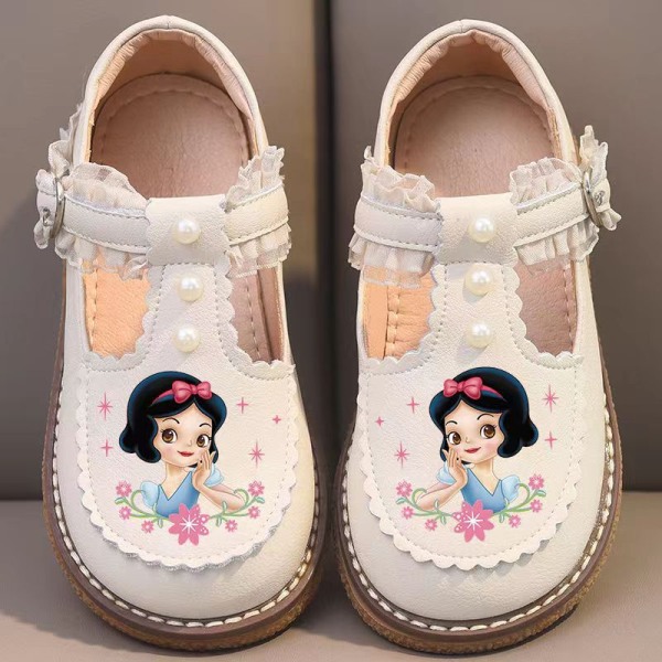 Vår Höst Girls Soft Sole Princess Shoes Halkfria Bean Shoes style 1 31#