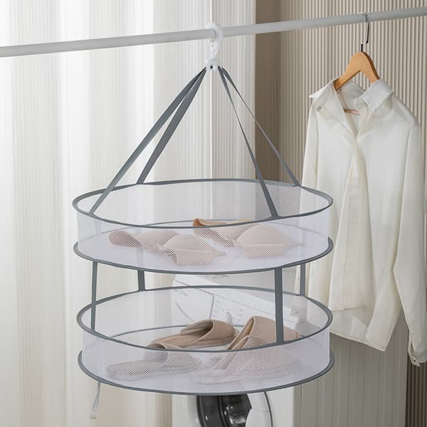 Klädertorkning nätfickor strumpor basktorkande underkläder tröja Large single layer 61cm