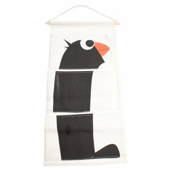 Hängare barnrum med 3-fack | Pingvin