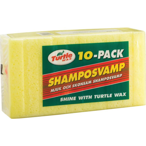 Tvättsvamp med schampo Turtle 10-pack