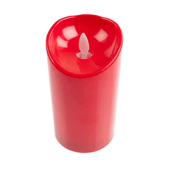 Ljus batteridrivet 16 cm, Röd