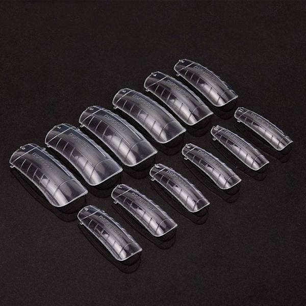 100 kynsimuotoa polygeelille - Akryylikynnet - Kynsien kärjet Transparent