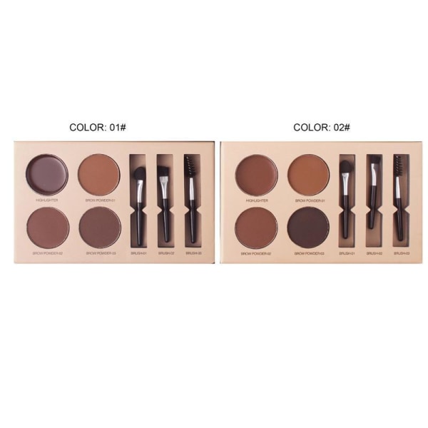 Ögonbrynskit - Eyebrowkit - Eyebrow palette Color: 01#