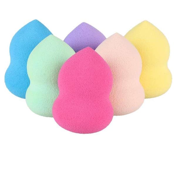 3-pak Makeup svamp - Æggesvamp - Powder puff Multicolor