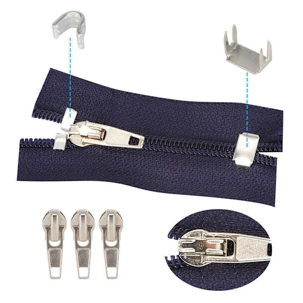 Universal reparasjonssett med glidelås - 84 deler Multicolor