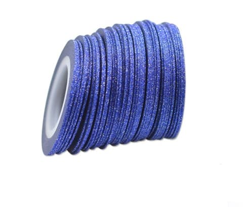 Glitter-raitateippi, kynsiteippi Purple