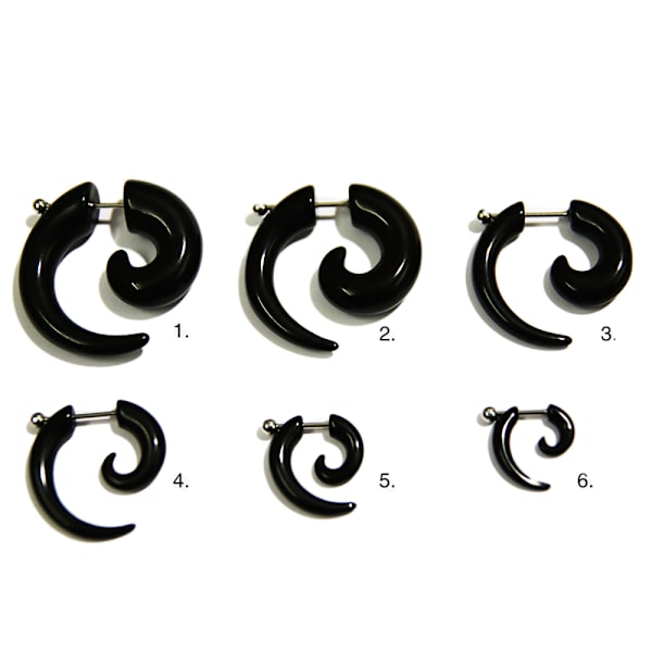 Fake Expander musta - nro 5. 4 mm Black nr5. 4mm