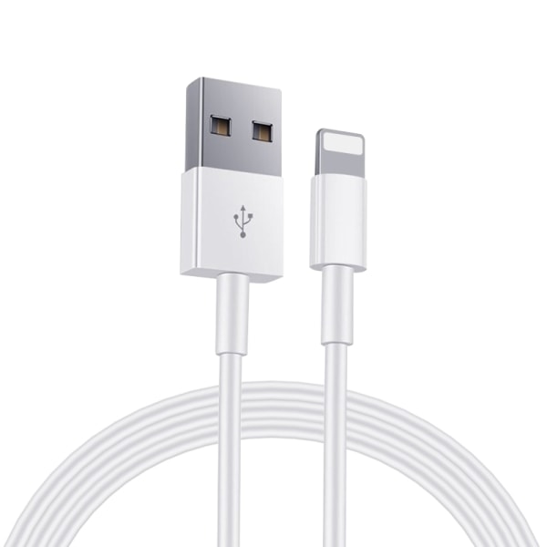 5-PACK USB med Lightning kabel opladning og transmission 1M White