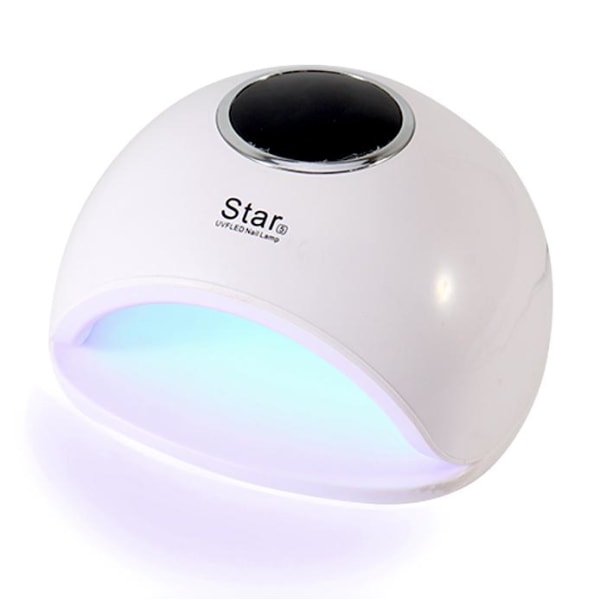48w UV/LED-lampa med timerfunktion - Star5 Vit