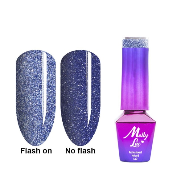 Mollylac - Gel polish - Blinkende lys - Nr617 5g UV gel/LED