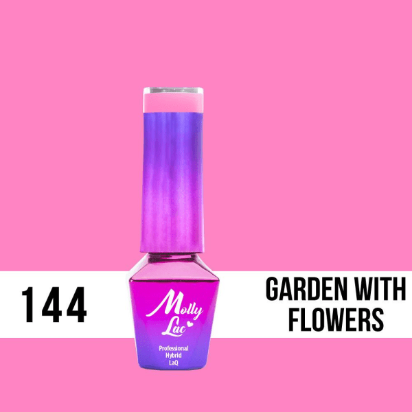 Mollylac - Gellack - Flamingo - Nr144 - 5g UV-gel/LED Rosa