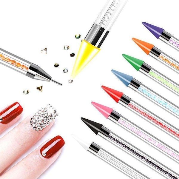 Rhinestone picker pen crystal -  Picking tool Blå