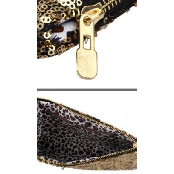 Håndveske/clutch paljetter Gold Party Gold