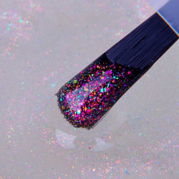 Mollylac - Top no wipe - Picante - UV-gel/LED - Topcoat Multicolor