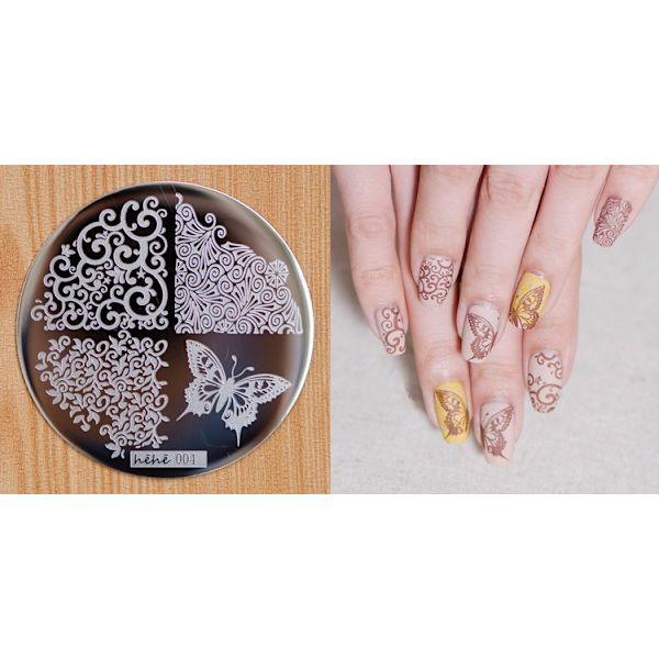 Nail Art Stempling, Stempling plade NR 8