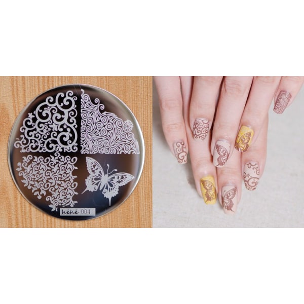 Nail Art Stempling, Stempling plate NR 16