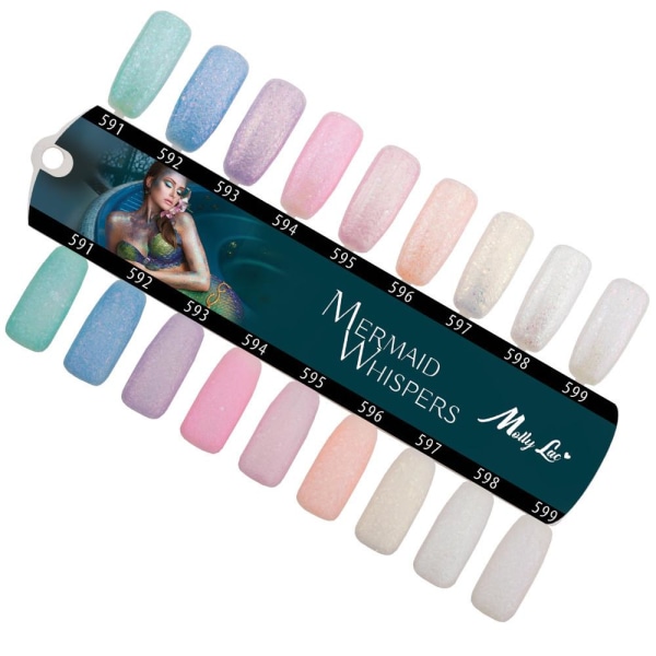 Mollylac - Gellack - Mermaid Whispers - Nr597 - 5g UV-gel/LED