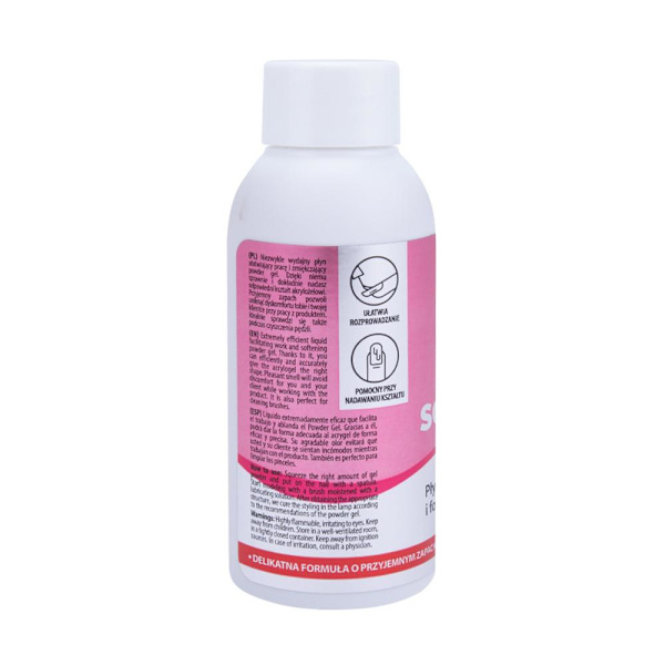 Polygel - Powder gel - Slip solution - 100ml - Akrylgel Transparent