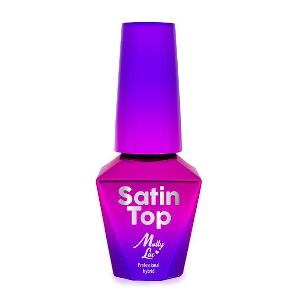 Toppstrøk - Toppstrøk - Satinmatt - 10ml - UV-gel/LED - Mollylac Transparent