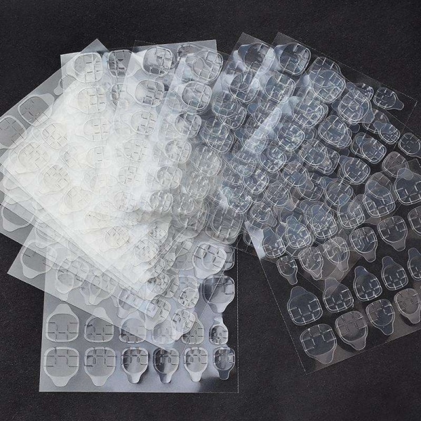 24 kpl Kaksipuolinen tekokynsinauhaliima - Nail Glue Transparent