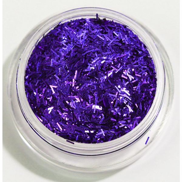 Negleglimmer - Striber - Blå - 8ml - Glitter Blue
