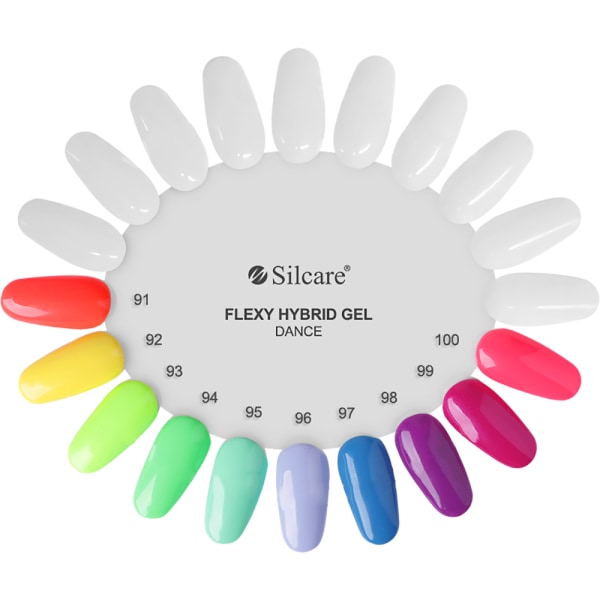 10-pak - Gellak - Flexy - Dansesæt UV-gel/LED