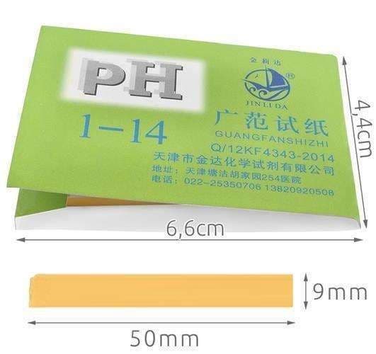 Lakmuspaperi pH-testiin - 160 kpl Multicolor