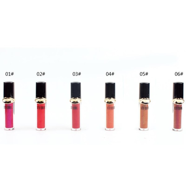 6st Läppglans Set - Lipgloss - lipbalm - makeup set multifärg
