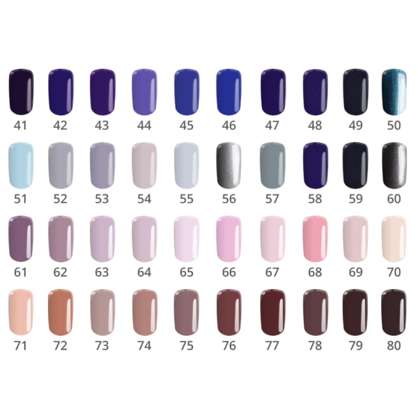 Gel polish - Flexy - *63 4,5g UV gel/LED Purple