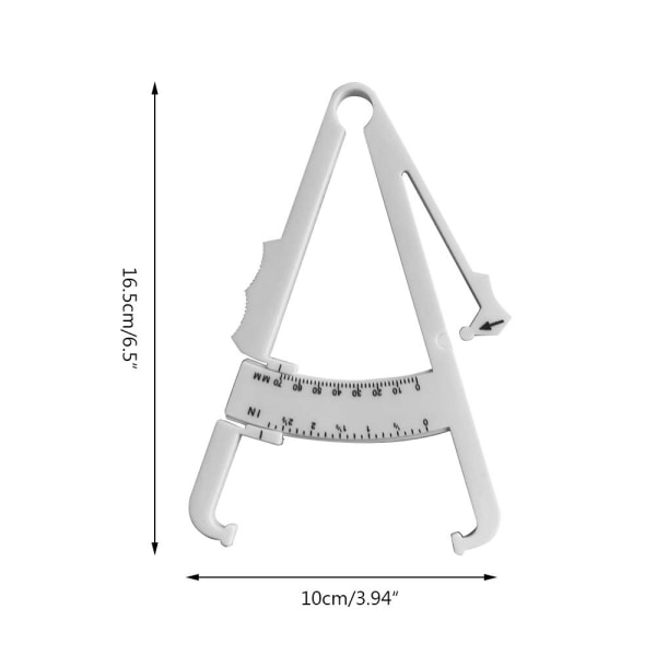 Caliper - Kroppsfettmåler, mål kroppsfett enkelt hjemme Multicolor