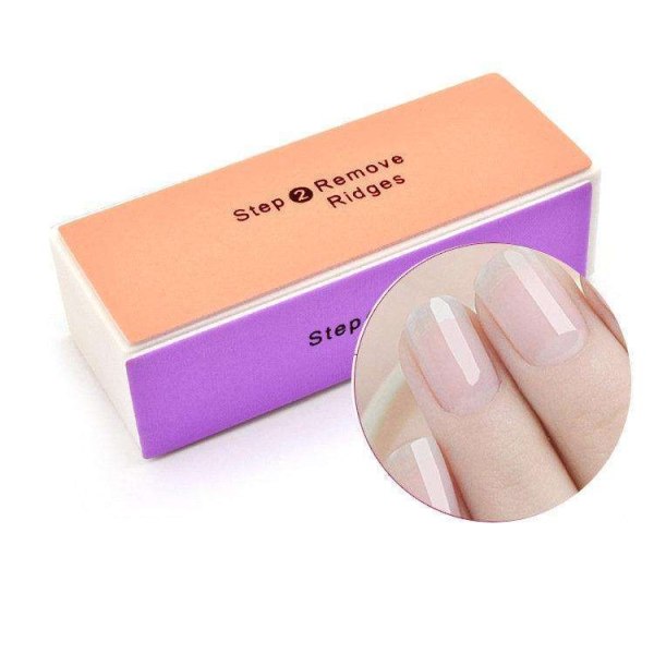 3-pack 4i1 Bufferfil, neglefil, for puss og filing Multicolor