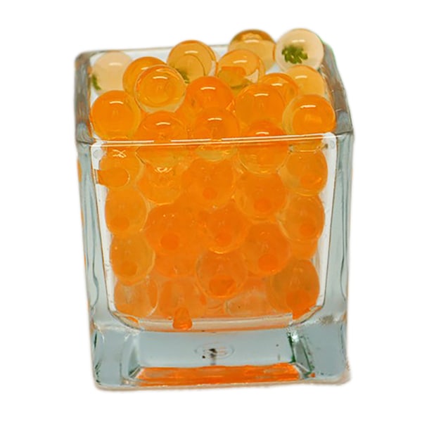 Fargede vannperler - 6 gram Orange