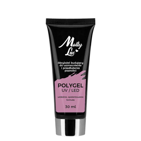 Polygel - Jauhegeeli - Bean Paste 30ml - Akryyligeeli Pink