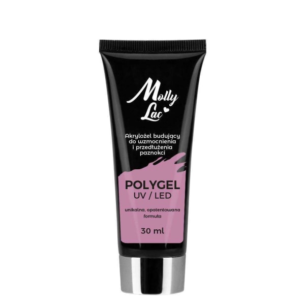 Polygel - Powder gel - Bean Paste 30ml - Akrylgel Rosa