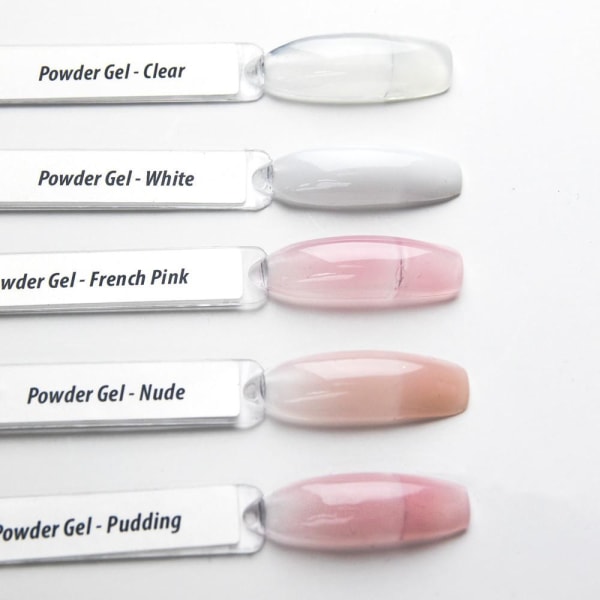 Polygel - Pulver gel - Fransk Pink 15ml - Akryl gel Pink