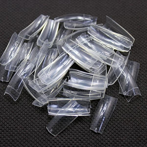 100 kpl Kirkkaat kynsikärjet Transparent