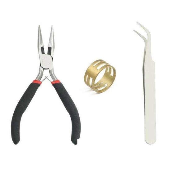 Kit för Smyckestillverkning - Tänger, Tråd, Ringar - DIY Silver Guld