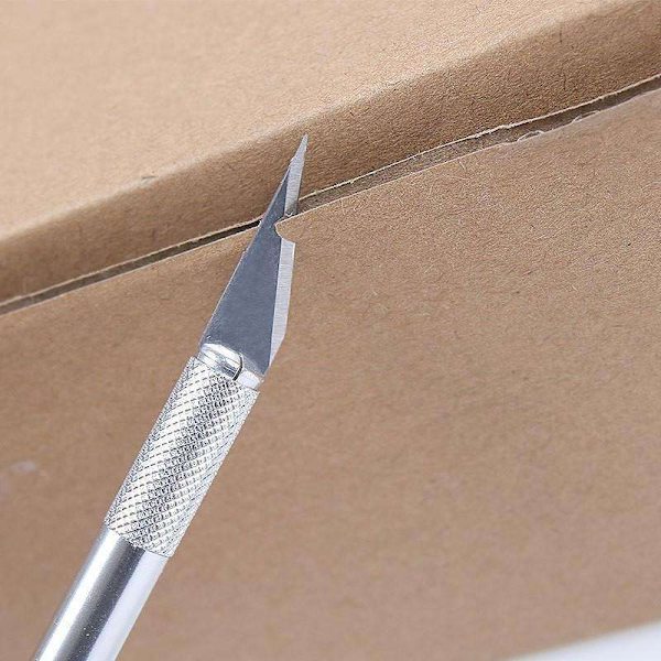 Hobbykniv / Skalpell - 5-blad - Kit - DIY Silver