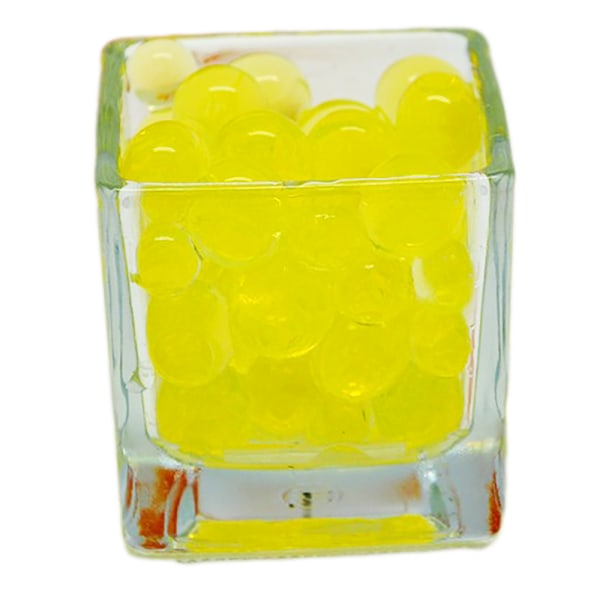 Fargede vannperler - 6 gram Yellow