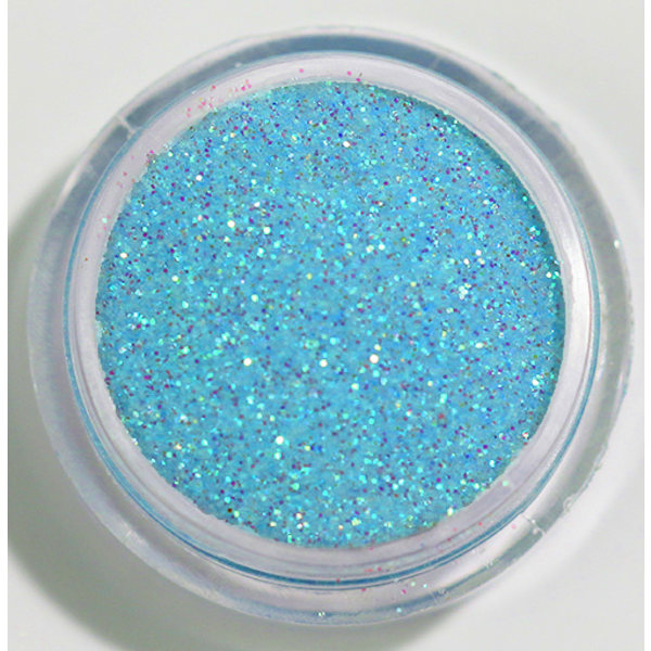 Negleglitter - Finkornet - Turkis - 8ml - Glitter Turquoise