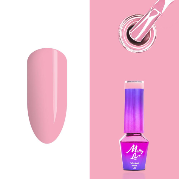 Mollylac - Gellack - Delikat kvinde - Nr66 - 5g UV-gel / LED Pink