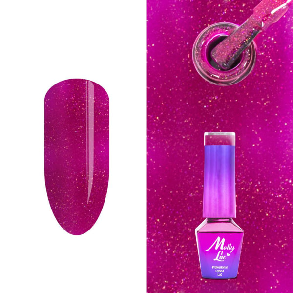 Mollylac - Gellack - Glødetid- Nr231- 5g UV-gel / LED Pink