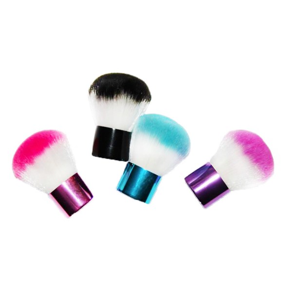 Makeup Kabuki brush Pink Foundation siveltimellä puuteriharja meikki Pink