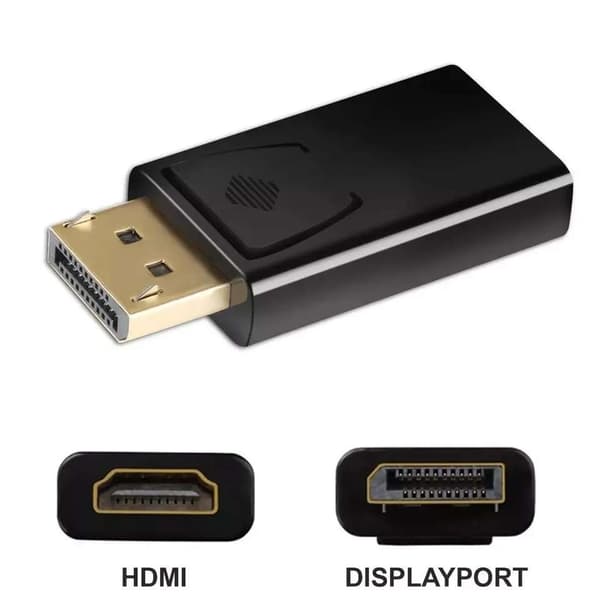 DisplayPort–HDMI-sovitin - Helppo liitäntä Black