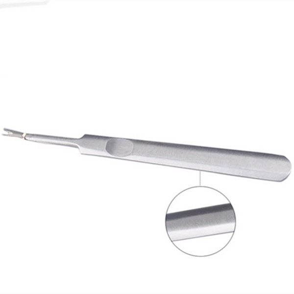 Cuticle trimmere rustfri - Nail line trimmer Silver