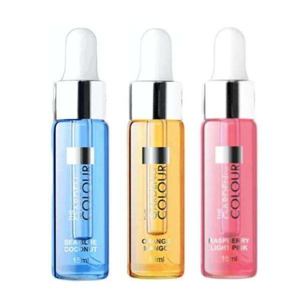 3-pak - Cuticle Oil - Kokosnød, Hindbær, Mango - 15 ml Multicolor