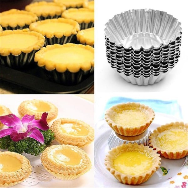 10 metallista uunivuokaa - Muffinsimuotti - Keksit - Muotit