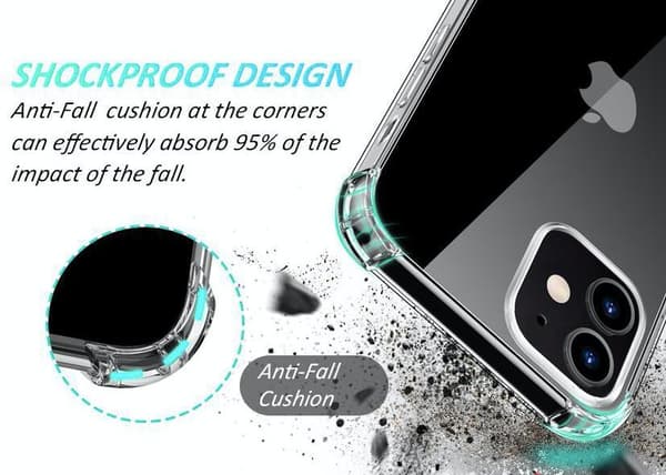 iPhone 13 PRO MAX - Silikone stødsikkert cover ekstra stødsikkert Transparent