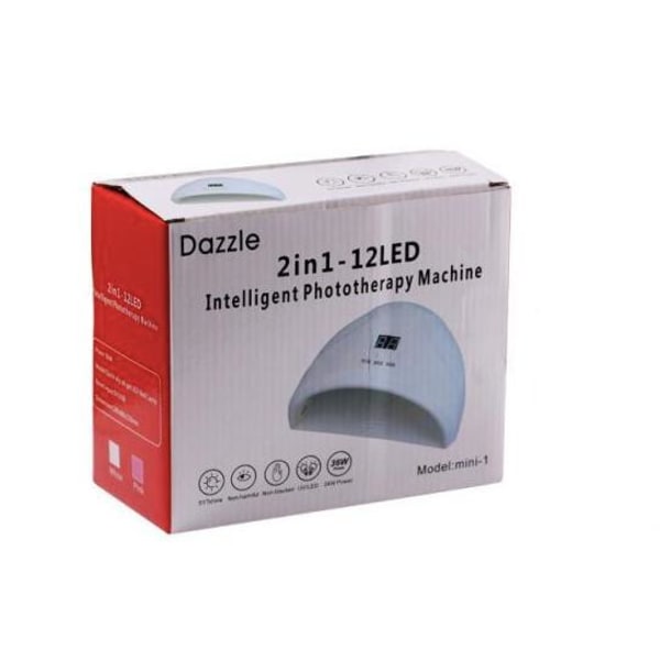 36w LED-lampa med timerfunktion - Dazzle Vit